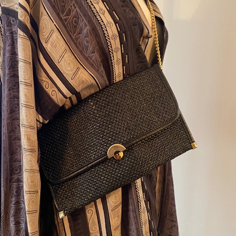 Vintage Rafia Chain Shoulder Bag - Picture 2 of 8
